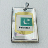 Stainless Steel Pendant, Rectangle 27x45mm, Sold by PC