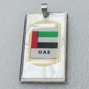 Stainless Steel Pendant, Rectangle 27x45mm, Sold by PC