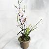 Artificial Flower With Flowerpot, Height:about 17.7 inch, Sold by Box