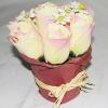 Artificial Flower With Flowerpot, Height:about 5.9 inch, Sold by Dozen