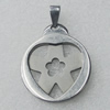 Stainless Steel Pendant, 30x35mm, Sold by PC