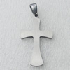 Stainless Steel Pendant, 23x38mm, Sold by PC