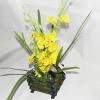 Artificial Flower With Flowerpot, Height:about 13.4 inch, Sold by Dozen