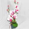 Artificial Flower With Flowerpot, Height:about 12.6 inch, Sold by Dozen