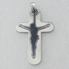 Stainless Steel Pendant, Cross 31x52mm, Sold by PC