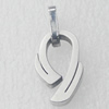 Stainless Steel Pendant, 11x18mm, Sold by PC