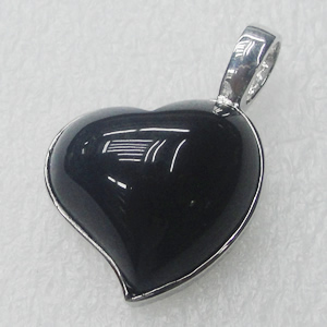 Stainless Steel Pendant, Heart 23x33mm, Sold by PC