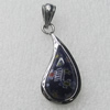 Stainless Steel Pendant, Teardrop 15x33mm, Sold by PC