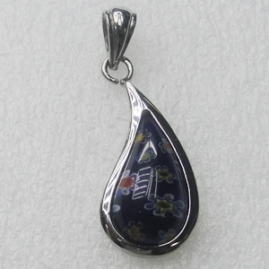 Stainless Steel Pendant, Teardrop 15x33mm, Sold by PC