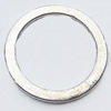 Donut, Zinc Alloy Jewelry Findings, O:50mm I:39mm, Sold by Bag