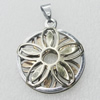 Stainless Steel Pendant, 31x36mm, Sold by PC