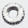 Spacer Zinc Alloy Jewelry Findings, 6mm, Sold by Bag