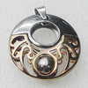 Stainless Steel Pendant, 31mm, Sold by PC