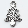 Pendant, Zinc Alloy Jewelry Findings, Tree, 14x21mm, Sold by Bag