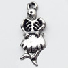 Pendant, Zinc Alloy Jewelry Findings, 9x23mm, Sold by Bag