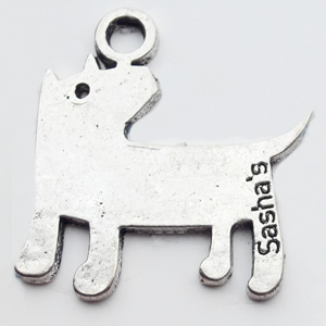 Pendant, Zinc Alloy Jewelry Findings, 30x34mm, Sold by Bag