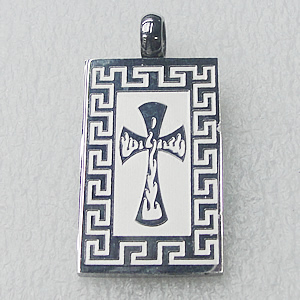 Stainless Steel Pendant, Rectangle 20x40mm, Sold by PC