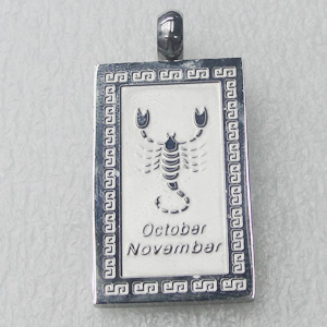 Stainless Steel Pendant, Rectangle 20x40mm, Sold by PC