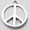 Pendant, Zinc Alloy Jewelry Findings, 28x34mm, Sold by Bag  