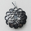 Stainless Steel Pendant, 30mm, Sold by PC