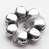 Spacer Zinc Alloy Jewelry Findings, 5mm, Sold by Bag  