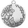 Pendant, Zinc Alloy Jewelry Findings, 47x55mm, Sold by Bag  