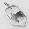 Stainless Steel Pendant, 20x33mm, Sold by PC