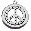 Pendant, Zinc Alloy Jewelry Findings, 35x41mm, Sold by Bag  