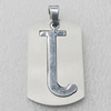Stainless Steel Pendant, 22x39mm, Sold by PC