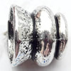 Beads, Zinc Alloy Jewelry Findings, 9x10mm, Hole:3mm, Sold by Bag  