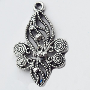 Pendant, Zinc Alloy Jewelry Findings, 18x28mm, Sold by Bag  