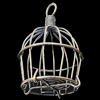 Jewelry Hollow Pendant, Iron Cage, 35x54mm, Sold by PC