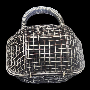 Jewelry Hollow Pendant, Iron Cage, 41x52mm, Sold by PC