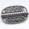 Beads, Zinc Alloy Jewelry Findings, 22x15mm, Hole:2mm, Sold by Bag  