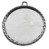 Zinc Alloy Pendant Settings, Outside diameter:36x40mm, Interior diameter:33mm, Sold by Bag  