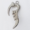 Copper Pendant Jewelry Findings, 22x49mm, Sold by Bag