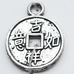 Pendant, Zinc Alloy Jewelry Findings, 13x17mm, Sold by Bag  