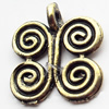 Pendant, Zinc Alloy Jewelry Findings, 16x17mm, Sold by Bag  