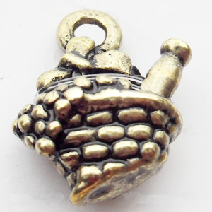 Pendant, Zinc Alloy Jewelry Findings, 14x16mm, Sold by Bag  