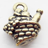 Pendant, Zinc Alloy Jewelry Findings, 14x16mm, Sold by Bag  