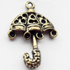 Pendant, Zinc Alloy Jewelry Findings, 17x23mm, Sold by Bag  