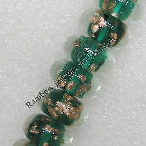 Lampwork Beads, Rondelle 23mm Hole:About 2mm, Sold by PC 
