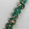 Lampwork Beads, Rondelle 23mm Hole:About 2mm, Sold by PC 