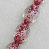 Lampwork Beads, Oval 25x18mm Hole:About 2mm, Sold by PC 