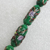 Lampwork Beads, 25x12mm Hole:About 1.5mm, Sold by PC 