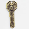Pendant, Zinc Alloy Jewelry Findings, 19x48mm, Sold by Bag  