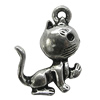 Pendant/Charm Zinc Alloy Jewelry Findings Lead-free, Animal 16x21mm Hole:2mm, Sold by Bag