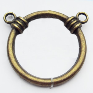 Connector, Zinc Alloy Jewelry Findings, 32x29mm, Sold by Bag  