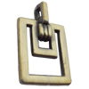 Pendant, Zinc Alloy Jewelry Findings, 20x31mm, Sold by Bag  