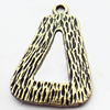 Pendant, Zinc Alloy Jewelry Findings, 27x40mm, Sold by Bag  